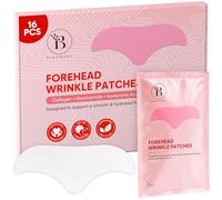 Parches Antiarrugas Nocturnos - Parches para Arrugas Faciales con Ácido Hialurónico, Péptidos y Colágeno - Forehead Wrinkle Patches de Hidrogel para Hombre y Mujer (16 Unidades)