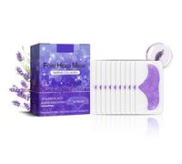 Parches antiarrugas para la frente, 10 unidades, parches antiarrugas de lavanda que suavizan las líneas finas y las arrugas con colágeno, ácido hialurónico y extracto de perla (lavanda)