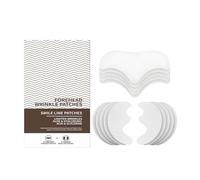 Parches antiarrugas para la frente, parches faciales antiarrugas para líneas de elevación de la frente y la boca SmileLine con colágeno asiático para mujeres y hombres FoZ197 (caqui, 8 x 2 x 15,5 cm)