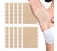 Parches Antitranspirantes - 10 Protectores de Sudor Bajo Axilas Descartables Unisex,Escudo Elástico Gran Absorción para Camisas y Prendas