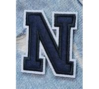 Parches Bordados 2 parches de letras for planchar en ropa, DIY con nombre, chaqueta, mochila, apliques del alfabeto, 5, cm(N)