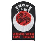Parches bordados de artes marciales para uniformes, accesorios - International Shotokan Karate