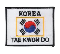 Parches bordados de artes marciales para uniformes, accesorios - Parche de Taekwondo de Corea