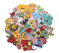 Parches bordados Harsgs de 60 piezas en varios estilos, brillantes y v?vidos.