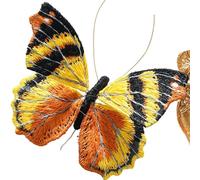 Parches Bordados Kits de bordado mariposas for principiantes con aro, broche mano artesanal, Kit, costura hecha a, conjunto punto cruz, decoración para Ropa(Embroidery Kit-N)