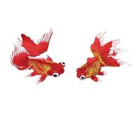Parches Bordados Parches bordados de peces colores, 2 uds., estilo étnico chino, parche for coser DIY, apliques, decoraciones for ropa y zapatos(Goldfish Red A)