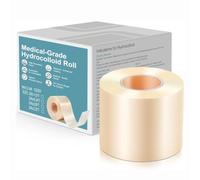parches cicatrices Tiritas cicatrizantes Hidrocoloide 5cm x 1,5m Rollo recortable Protección piel impermeable Absorción líquidos para Heridas pequeñas Ampollas Rozaduras Deporte Viajes Cuidado diario