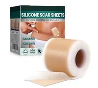 Parches Cicatrizantes, Hojas de Silicona para Cicatrices, Tiritas Cicatrizantes, para cesáreas, operaciones, quemaduras, queloides, acné