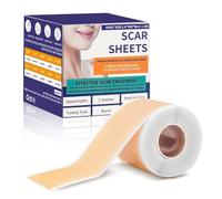 Parches Cicatrizantes, Parches de Silicona para Cicatrices 4cmx150cm Hojas de Silicona para Cicatrices Tiritas Cicatrizantes, Reduce y Previene Scar Hipertróficas o Queloides, No Médico Use