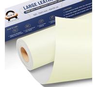 Parches Cuero Adhesivo, 40 x 160 cm Cuero Adhesivo Parches Polipiel, Parches de Reparación Autoadhesivos, Parche Cuero Adhesivo para Muebles Sofás Asientos De Coche Cabecera Bolsos Plano Marfil blanco
