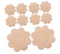Parches de Acupuntura de Tejido, 30 Piezas Beige, Bordes Redondeados | Pegatinas de Yeso en Blanco, Adhesivo de Fácil Retiro, Uso en Viaje y Terapia, para Hombro
