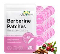 Parches De Ber-berrina Para El Equilibrio Metabólico, Soporte De Forma Saludable, Pegatinas De Ayuda Al Metabolismo De Apoyo Para La Piel Del Vientre Toda La Piel | 30Pcs Por Paquete