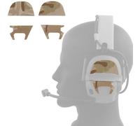 Parches De Bucle De Gancho De Camo For Auriculares Tácticos, Equipo De Cubierta De Bucle De Gancho De Parche De Nailon 1000D(MCAD)