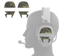 Parches De Bucle De Gancho De Camo For Auriculares Tácticos, Equipo De Cubierta De Bucle De Gancho De Parche De Nailon 1000D(MCTP)