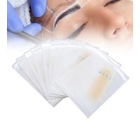 Parches de cejas silicona 20 piezas - Plantillas cejas profesionales para salón, ideales principiantes, aprende técnicas maquillaje facial.