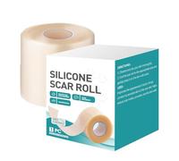 Parches de cicatrices de silicona, reutilizables, resistentes al agua para la cara y el cuerpo, promueven la cicatrización de heridas en cicatrices quirúrgicas, quemaduras, acné, amigable con la piel