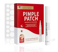 Parches de espinillas para cara, parche hidrocoloide para el acné para cubrir granos e imperfecciones, bolígrafo invisible para rescate de puntos que cubren y reducen rápidamente el acné