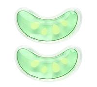 Parches de gel para ojos, compresa fría y caliente, 1.77 x 3.15 x 0.24 pulgadas, almohadillas de gel refrescantes con de hielo, herramienta cosmética reutilizable, accesorio para el cuidado de
