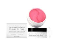 Parches de hidrogel de colágeno y péptidos para ojos - Para piel sensible, alivia la hinchazón ocular, fórmula con cafeína y niacinamida, 60 parches