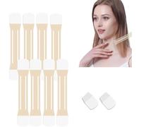 Parches de Lifting Facial, Cinta Adhesiva Invisible e Impermeable para Lifting Facial, Cinta para Lifting de Cuello para Mujeres y Hombres, Transpirables y Cómodas, Reafirman la Piel Flácida