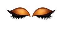 Parches De Maquillaje Para Los Ojos Adhesivos Cosméticos Ojos 2 En 1 | Parche Impermeable de Sombra y Pestañas para Festivales, Conciertos, Cosplay, , Bodas y Carnaval