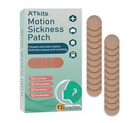 Parches de mareo por movimiento, parche antináuseas para crucero, sin efectos secundarios para paseos en coche y barco, barcos, cruceros y aviones y otras formas de transporte, para adultos y niños