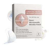 Parches de Microagujas - 4 Unidades Parches Hidratantes para el Rostro,Suavizante y Alisador para Cuidado Facial en Casa