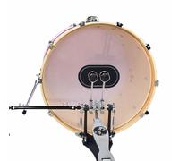 Parches de parche de doble pedal Mtlavishness con protectores autoadhesivos que proporcionan una conservación superior y un sonido mejorado para bombo y accesorios de percusión. (18x10 cm)