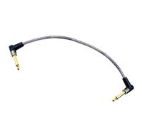 Parches de pedal de efecto de guitarra eléctrica, cable de bajo ruido, escudo en ángulo recto, fácil de usar, cables blindados de bajo ruido, cables de placa de conexión