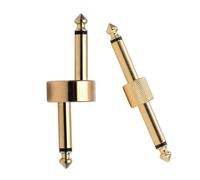 Parches de pedalera, cables de transferencia de textura metálica reforzada, accesorios profesionales para instrumentos adecuados para músicos, cable conector de instrumento corto