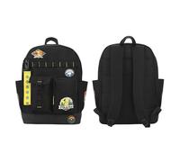 Parches de personajes Pokémon, mochila negra de 19 pulgadas
