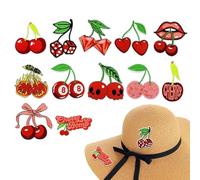 Parches De Planchar Para Gorras | 12 Unidades Bordados Para Ropa | Accesorios Manualidades Para Prendas De Tejido Gorros Vestidos Jeans