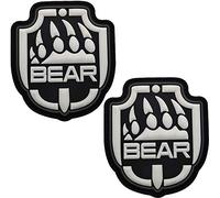 Parches de PVC con diseño de pata de oso USEC para escapar de Tarkov EFT, tácticas militares morales emblemas de decoración divertida, apliques de bricolaje - Cierre de gancho y bucle de respaldo