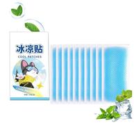 Parches de refrigeración para climas cálidos, parche de enfriamiento instantáneo de larga duración, almohadilla de gel de refrigeración y compacta para frente, cuello y manos