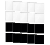 Parches de reparación autoadhesivos de TPU para piscina inflable, barco, tienda de campaña y colchón de aire, kit de parches impermeables de 10 x 10 cm o rollo, negro/transparente (C)