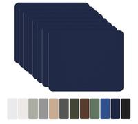 Parches de Reparación de Nylon Autoadhesivo, 8 pzas 20 x15 cm Parches Chaqueta Plumas, Parche Reparacion Ropa, Parche de Reparación Impermeable, para Tienda de Campaña, Mochila, Azul marino