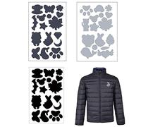 Parches de reparación de plumón de 96 piezas de 6 hojas, parches de reparación impermeables autoadhesivos, pegatinas de reparación para ropa, tiendas de campaña, bolsas, paraguas