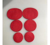 Parches de reparación de zapatos con agujeros desgastados de malla, Protector de talón, pegatinas de reparación de zapatillas, forro de talón, almohadillas de talón antidesgaste-rojo