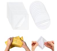 Parches de reparación transparentes TPU 18 piezas autoadhesivos impermeables para carpas toldos colchones inflables piscinas kayaks uso exterior interior resistente agua