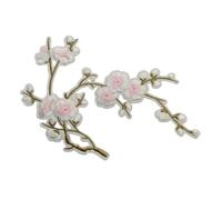 Parches de ropa Aplique Bordado Floral Artesanal