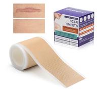 Parches de Silicona para Cicatrices (1.6"x59"-1.5M), Silicone Scar Sheets, Parches Cicatrizantes, Banda Reutilizable e Invisible Hojas de Silicona para Cicatrices de Cirugía, Cesárea, Quemaduras, Acné