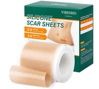 Parches de Silicona para Cicatrices Grado Médico, Tratamiento Profesional Flexible para Cicatrices de Cesárea, Cirugía, Acné, Quemaduras y Marcas de la Piel, Reutilizables, Antiarrugas (4 cm x 300 cm)