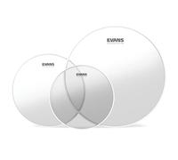 Evans G2 10, 12, 14 inch Fusion Tom Pack - Clear