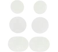 Parches de zapatos para agujeros de dedos, calcomanías flexibles de prevención de toeburst, 6 parches de microfibra de piel sintética para tenis, botas, zapatos de baile, equipaje, ropa, sombreros