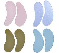 Parches debajo de los ojos para levantamiento de pestañas y extensión de pestañas, almohadillas de gel duraderas para separar las pestañas superiores e inferiores, parche adhesivo en forma de luna que