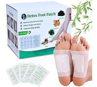 Parches Detox Pies - 100 PCS Parches de Desintoxicación Detox Foot Patch Naturales Bambu Ajenjo Parche Desintoxicacion para Eliminar Toxinas Del Cuerpo, Mejorar el Sueño, Aliviar el Estrés
