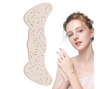 Parches dorados con purpurina facial, parches de purpurina facial | Parches falsos que brillan con | Pegatinas temporales de cara de doradas para el hogar, festivales, versos