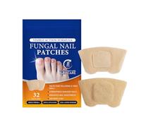 Parches extra gruesos para uñas de los pies, 32 parches, reparación de uñas con cuidado de uñas de 8 horas, pegatinas multiusos para restaurar uñas débiles y dañadas de forma eficaz y suave (1 unidad)