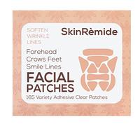 Parches faciales para suavizar líneas y arrugas, SkinRemide antiarrugas 165 parches adhesivos transparentes. Varias formas para arrugas en la frente y entrecejo