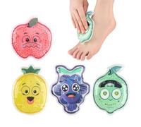 Parches Fríos,Parches de Gel Refrescante para Calor y Adultos - 4 Tiras para la Frente Calmantes para Cuello Espalda Tobillo Pie Uso Adulto Viajes Senderismo Deportes de Exterior Acampada